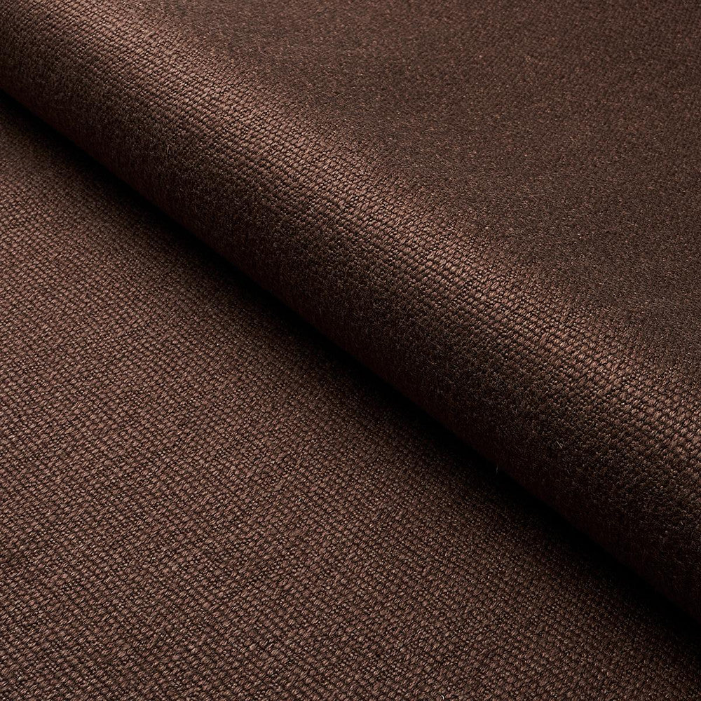 Finn Heavyweight Linen Brown 75687 by Schumacher Fabric Perfect Basics: Linen 18.0" - Fabric Carolina -