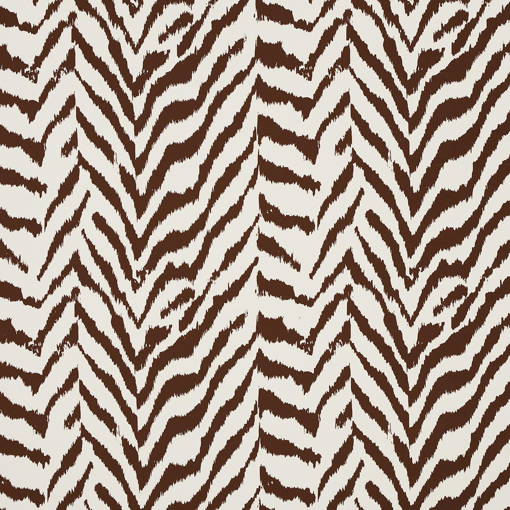 Quincy Cocoa 5014751 by Schumacher Wallpaper Moon River 13.38" - Fabric Carolina -