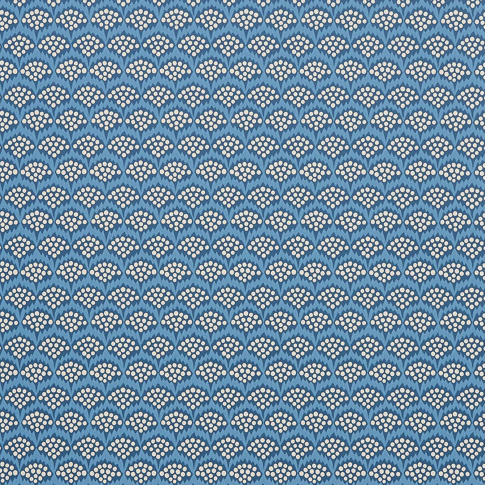 Pollen French Blue 5014960 by Schumacher Wallpaper Neisha Crosland 20.5" - Fabric Carolina -