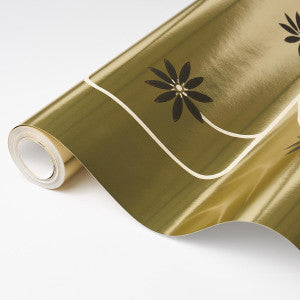 Hollywood Grape Pale Gold 5015021 by Schumacher Wallpaper