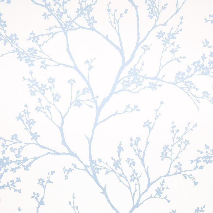 Twiggy Sky 5003344 by Schumacher Wallpaper Moon River 27.0" - Fabric Carolina -