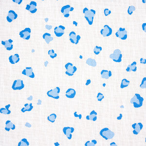 Wild At Heart Indoor/ Outdoor Indigo 180941 by Schumacher Fabric
