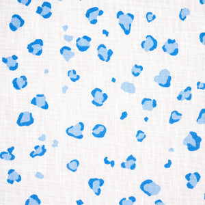 Wild At Heart Indoor/ Outdoor Indigo 180941 by Schumacher Fabric