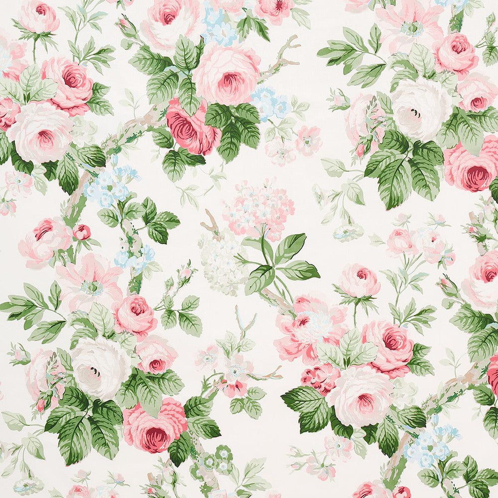 Nancy Floral Petal 177203 by Schumacher Designer Fabric New Old-Fashioned 25.5" - Swanky Fabrics -