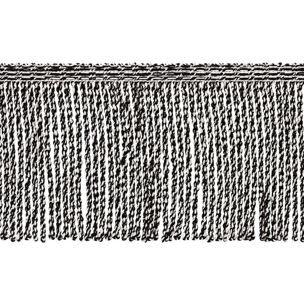 Outdoor Boullion Fringe Black 82833 by Schumacher Trim Swing Time Indoor/Outdoor - Fabric Carolina -