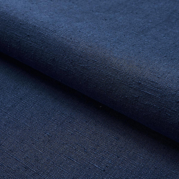 Marco Performance Linen Indigo 82623 by Schumacher Fabric Perfect Basics: Linen - Fabric Carolina -