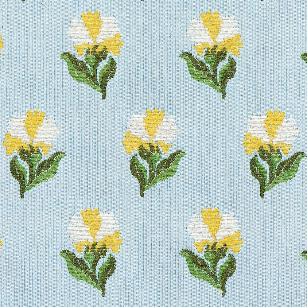 Rosina Floral Marigold 82632 by Schumacher Fabric New Old-Fashioned 3.5" - Fabric Carolina -