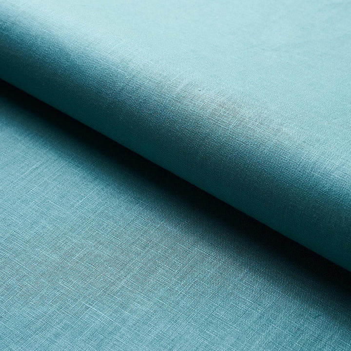 Lange Glazed Linen Ocean 82685 by Schumacher Designer Fabric Perfect Basics: Linen - Swanky Fabrics -