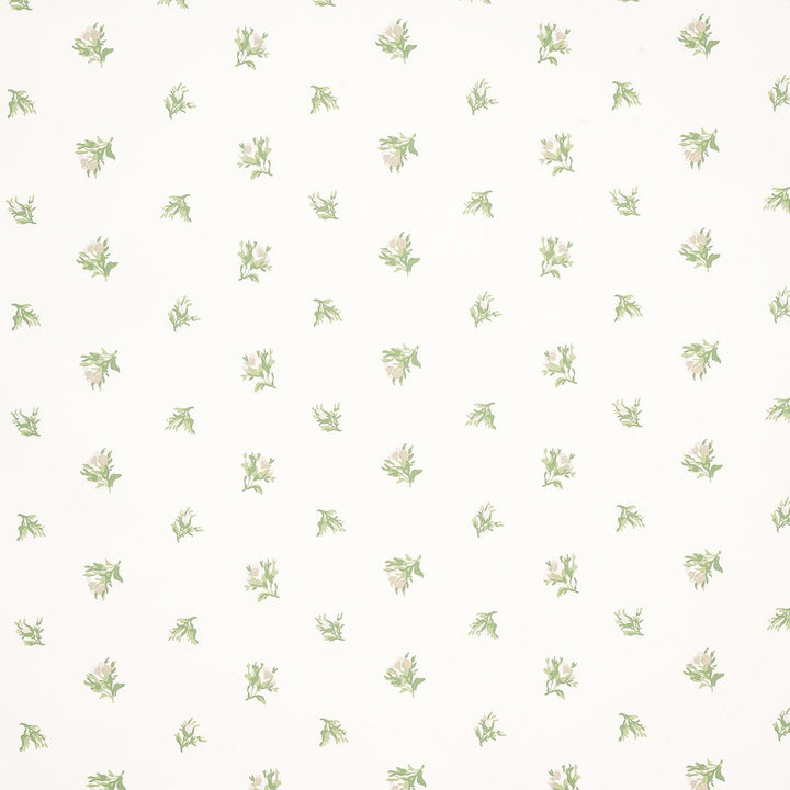 Margie Floral Gris 5014741 by Schumacher Wallpaper New Old-Fashioned 9.0" - Fabric Carolina -