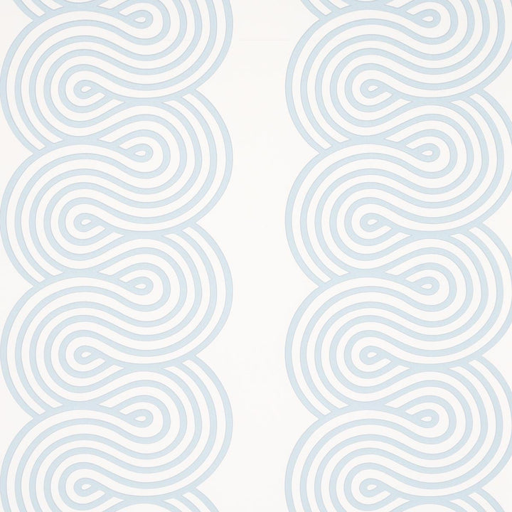 Giraldi Sky 5014791 by Schumacher Wallpaper Moon River - Fabric Carolina -