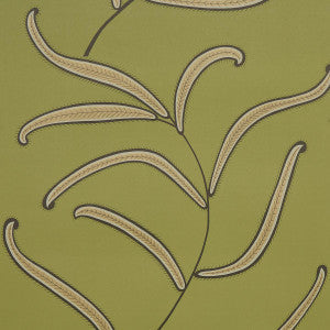 Caterpillar Leaf Meadow Green 5014531 by Schumacher Wallpaper