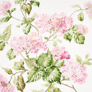 Summer Hydrangea Blush 180821 by Schumacher Fabric