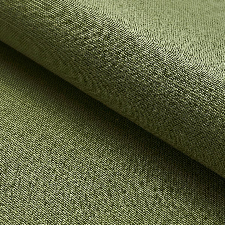 Piet Performance Linen Moss 82597 by Schumacher Designer Fabric Perfect Basics: Linen - Swanky Fabrics -
