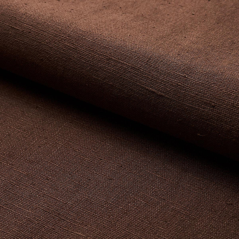 Marco Performance Linen Brown 82628 by Schumacher Fabric Perfect Basics: Linen - Fabric Carolina -