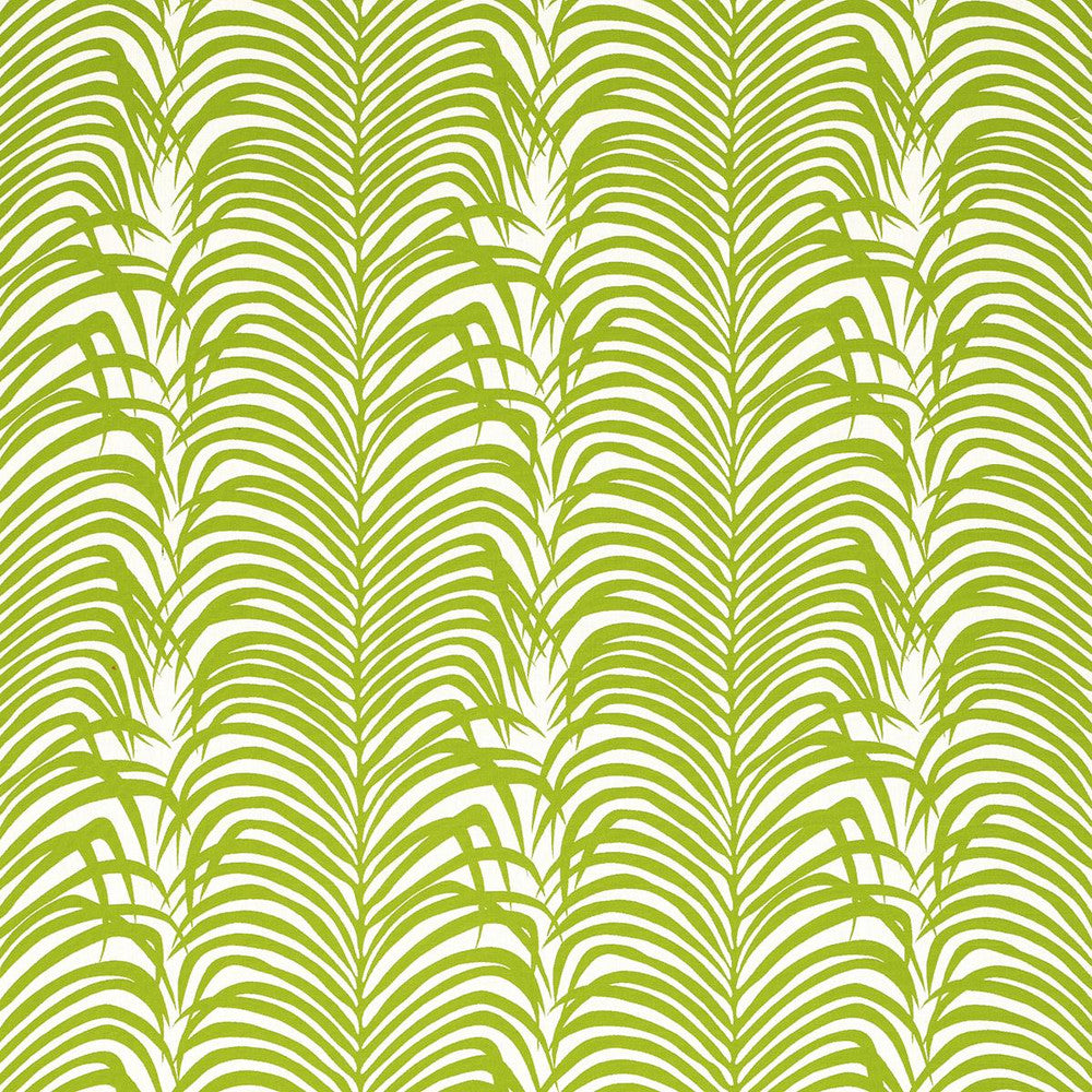 Zebra Palm Woven Indoor/Outdoor Green 82780 by Schumacher Fabric Swing Time Indoor/Outdoor 13.88" - Fabric Carolina -