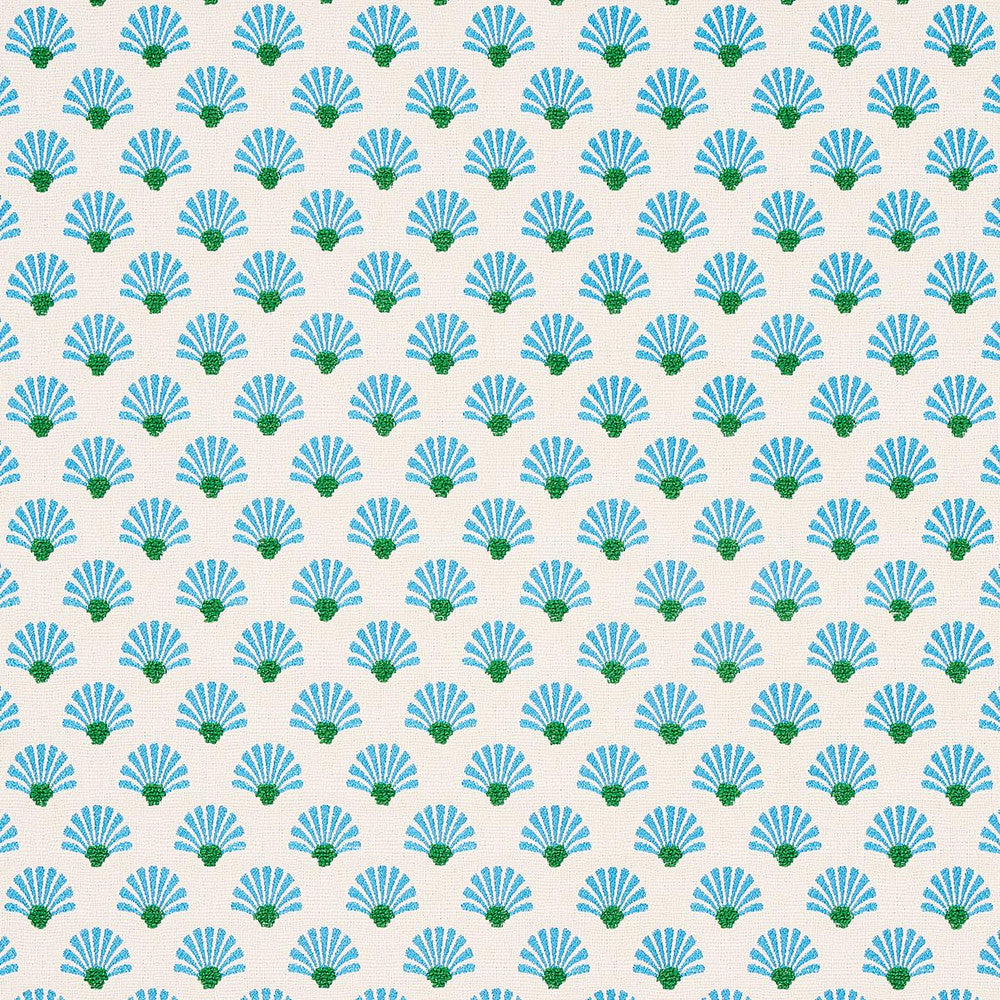 Bellini Indoor/Outdoor Lagoon 83050 by Schumacher Designer Fabric Isola Indoor/Outdoor 2.88" - Swanky Fabrics -