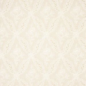 Cosette Lace Sand 5014721 by Schumacher Wallpaper