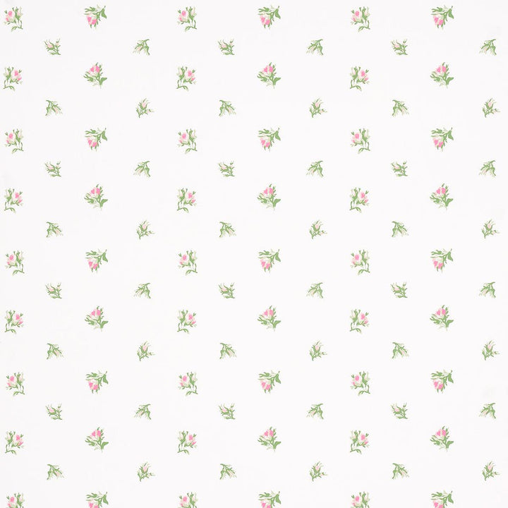 Margie Floral Rose 5014742 by Schumacher Designer Wallpaper New Old-Fashioned 9.0" - Swanky Fabrics -