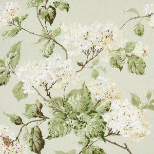 Summer Hydrangea Celadon 180820 by Schumacher Fabric
