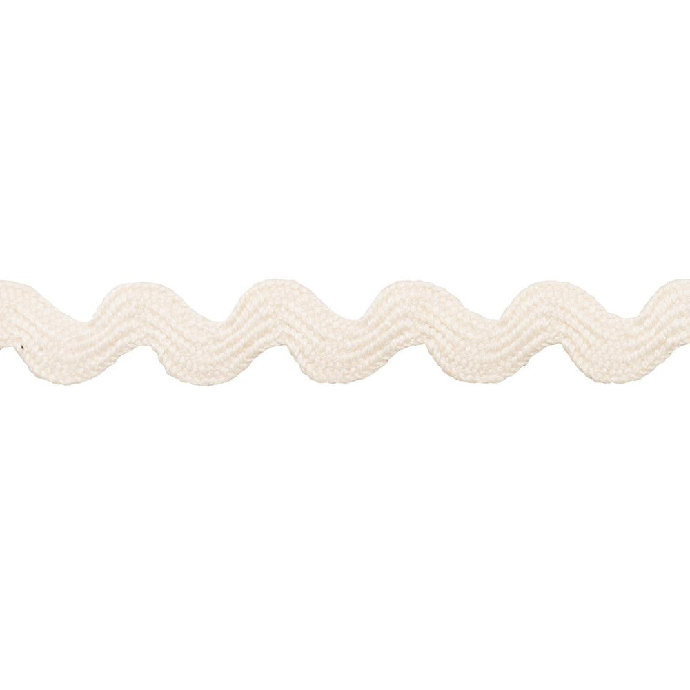 Ric Rac Tape Small Ivory 82705 by Schumacher Trim New Old-Fashioned - Fabric Carolina -