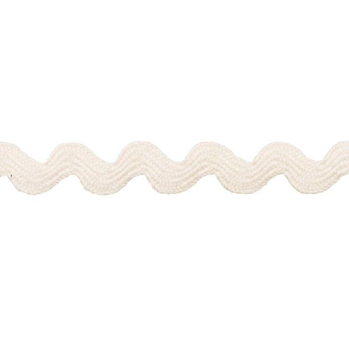 Ric Rac Tape Small Ivory 82705 by Schumacher Trim New Old-Fashioned - Fabric Carolina -