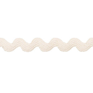 Ric Rac Tape Small Ivory 82705 by Schumacher Trim