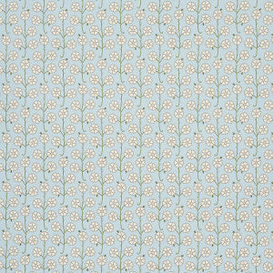 Gardenia Egg Blue 5014921 by Schumacher Wallpaper