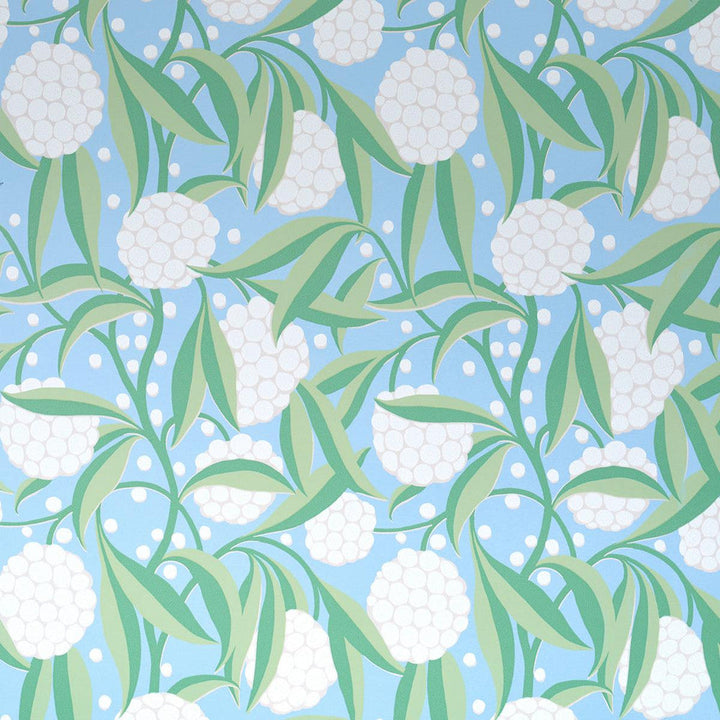 Rubus Delft 5013332 by Schumacher Designer Wallpaper Moon River 27.0" - Swanky Fabrics -