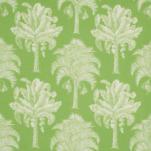 Grand Palms Indoor/Outdoor Green 180960 by Schumacher Fabric