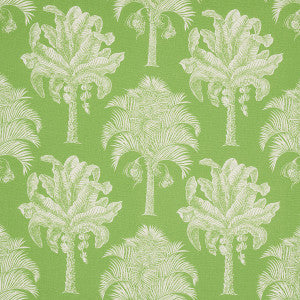 Grand Palms Indoor/Outdoor Green 180960 by Schumacher Fabric