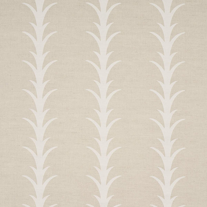 Acanthus Stripe Natural 177636 by Schumacher Fabric Moon River 10.75" - Fabric Carolina -