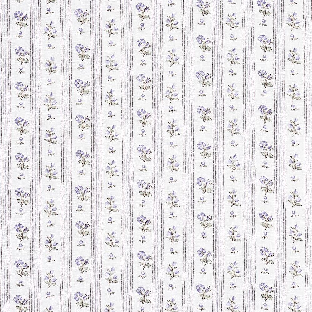 Cabanon Stripe Violet 175964 by Schumacher Fabric New Old-Fashioned 6.0" - Fabric Carolina -