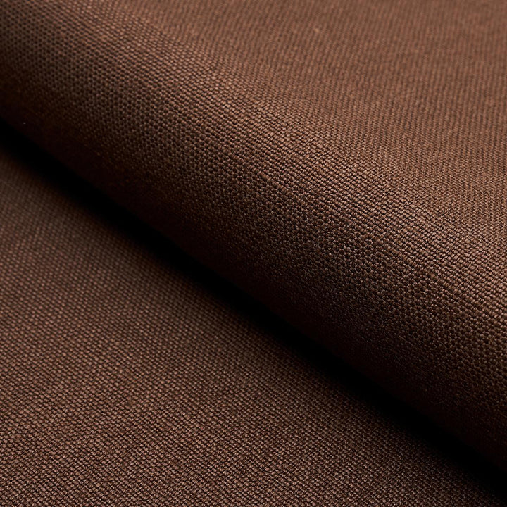 Piet Performance Linen Brown 82594 by Schumacher Fabric Perfect Basics: Linen - Fabric Carolina -