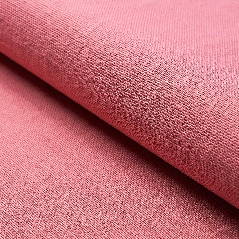 Piet Performance Linen Pink 82609 by Schumacher Fabric Perfect Basics: Linen - Fabric Carolina -