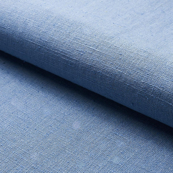 Marco Performance Linen Delft 82622 by Schumacher Designer Fabric Perfect Basics: Linen - Swanky Fabrics -