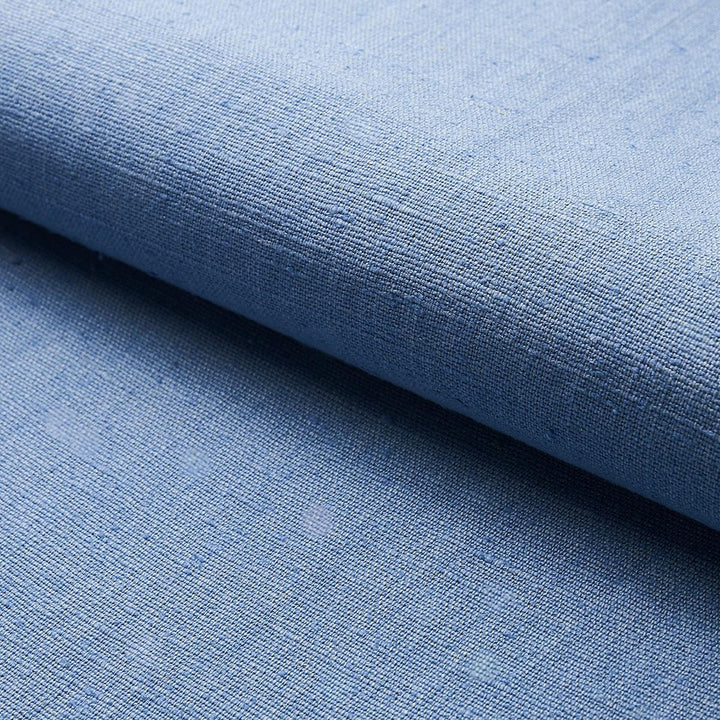 Marco Performance Linen Delft 82622 by Schumacher Fabric Perfect Basics: Linen - Fabric Carolina -