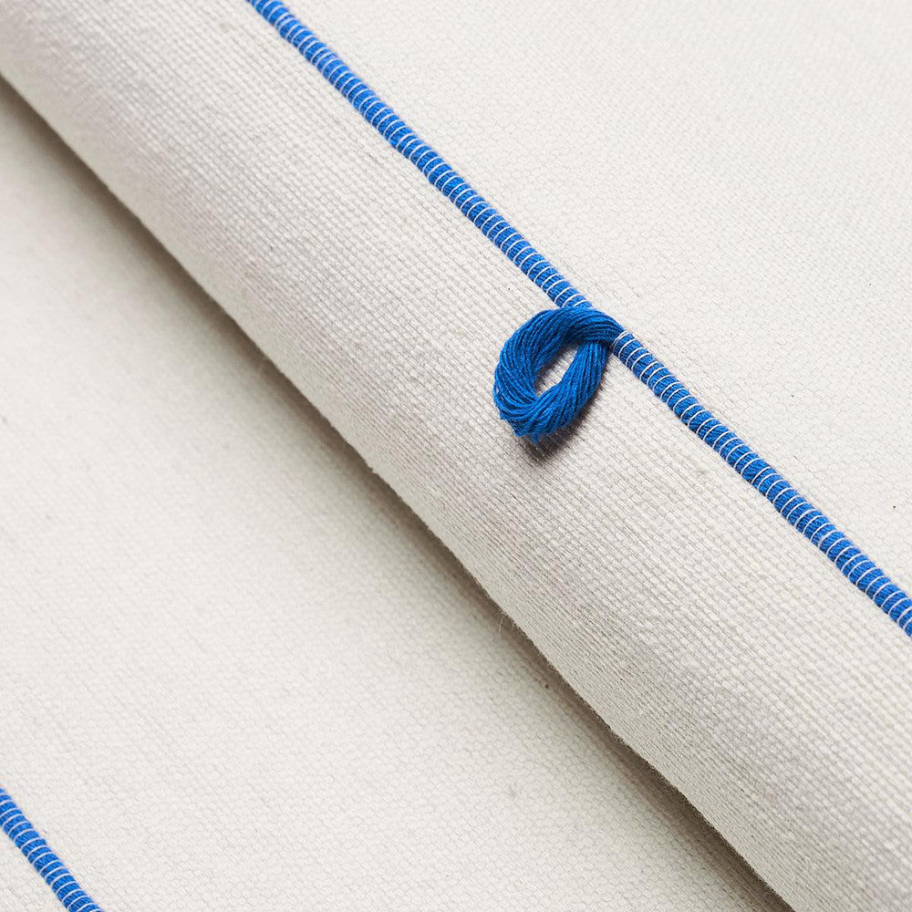 Globo Knotted Handwoven Royal Blue 81380 by Schumacher Designer Fabric Onora 8.0" - Swanky Fabrics -