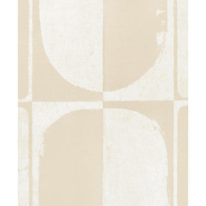 The Cloisters Warm White 5014900 by Schumacher Wallpaper