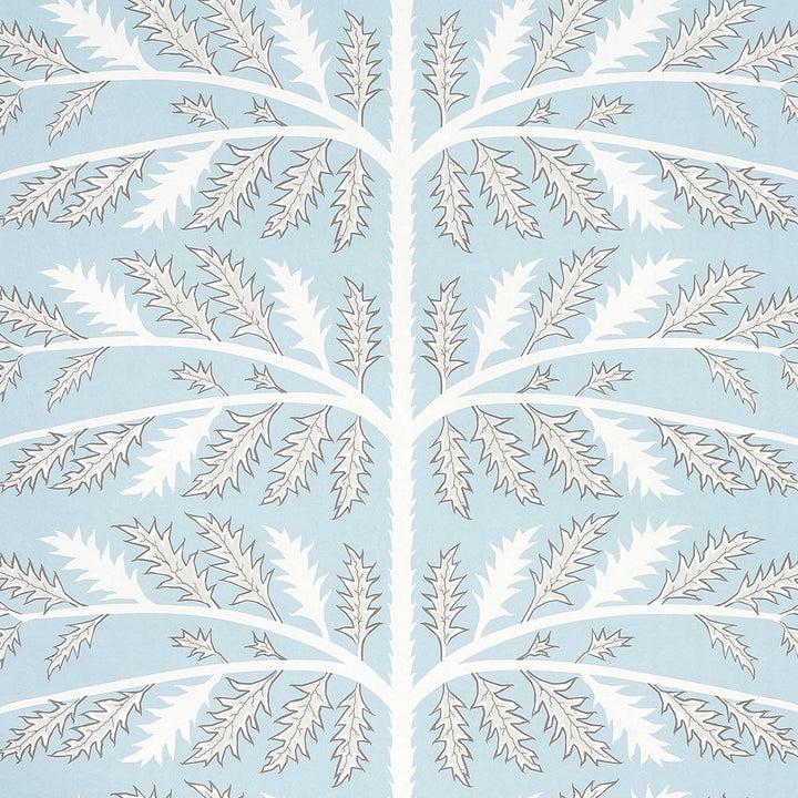 Thistle Mineral 5014950 by Schumacher Wallpaper Neisha Crosland 27.0" - Fabric Carolina -