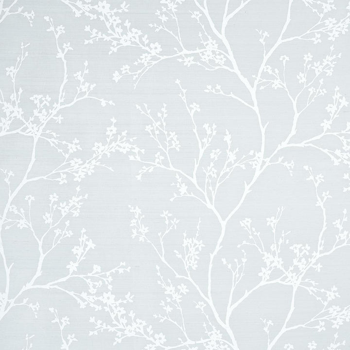 Twiggy Silk Ice 180500 by Schumacher Fabric Moon River 53.5" - Fabric Carolina -