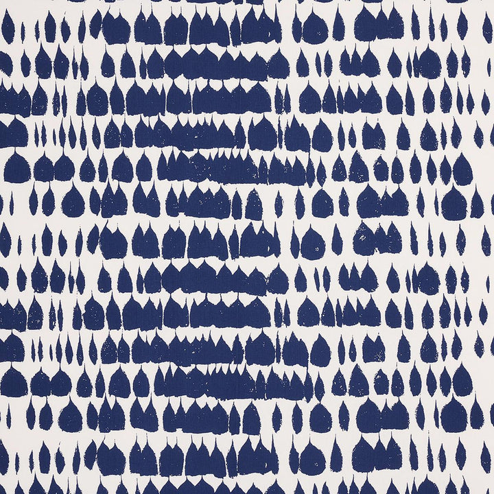 Queen Of Spain Navy 175208 by Schumacher Fabric Moon River 48.0" - Fabric Carolina -