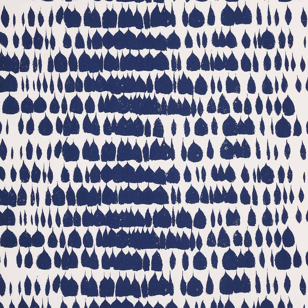 Queen Of Spain Navy 175208 by Schumacher Designer Fabric Moon River 48.0" - Swanky Fabrics -
