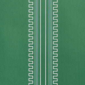 Greco Stripe Green 5015142 by Schumacher Wallpaper