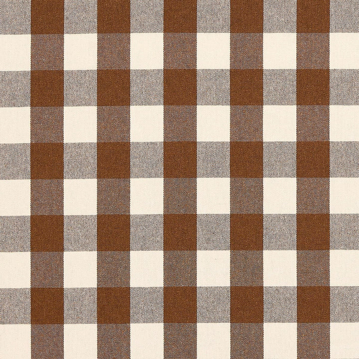 Dutton Buffalo Check Coffee 82942 by Schumacher Fabric Luxe Lodge 27.5" - Fabric Carolina -