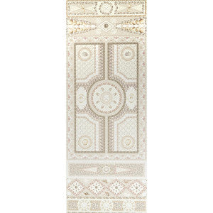 Shell Grotto Panel A Sand 5015161 by Schumacher Wallpaper