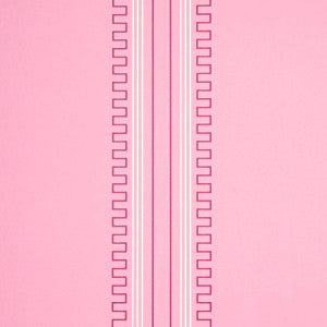 Greco Stripe Pink 5015144 by Schumacher Wallpaper