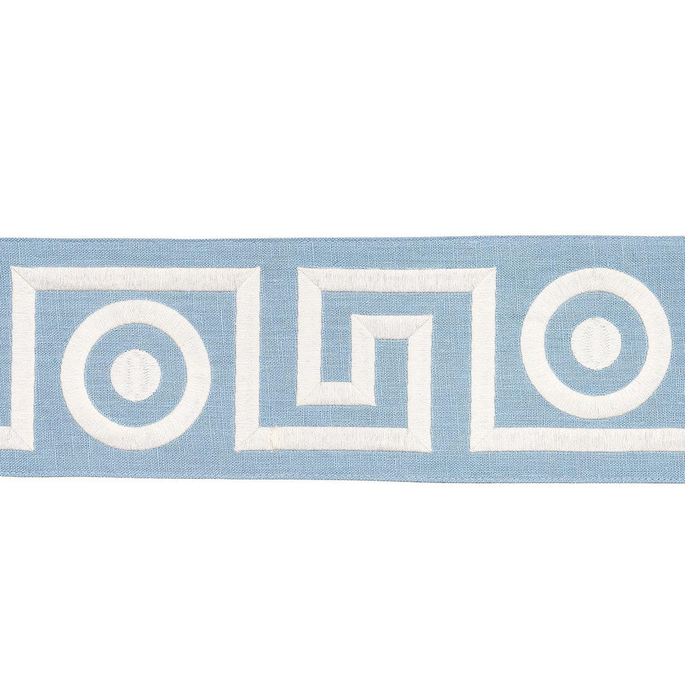 Plato Tape Sky 181252 by Schumacher Trim Mary Mcdonald 4.62" - Fabric Carolina -