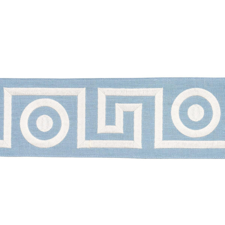 Plato Tape Sky 181252 by Schumacher Trim Mary Mcdonald 4.62" - Fabric Carolina -