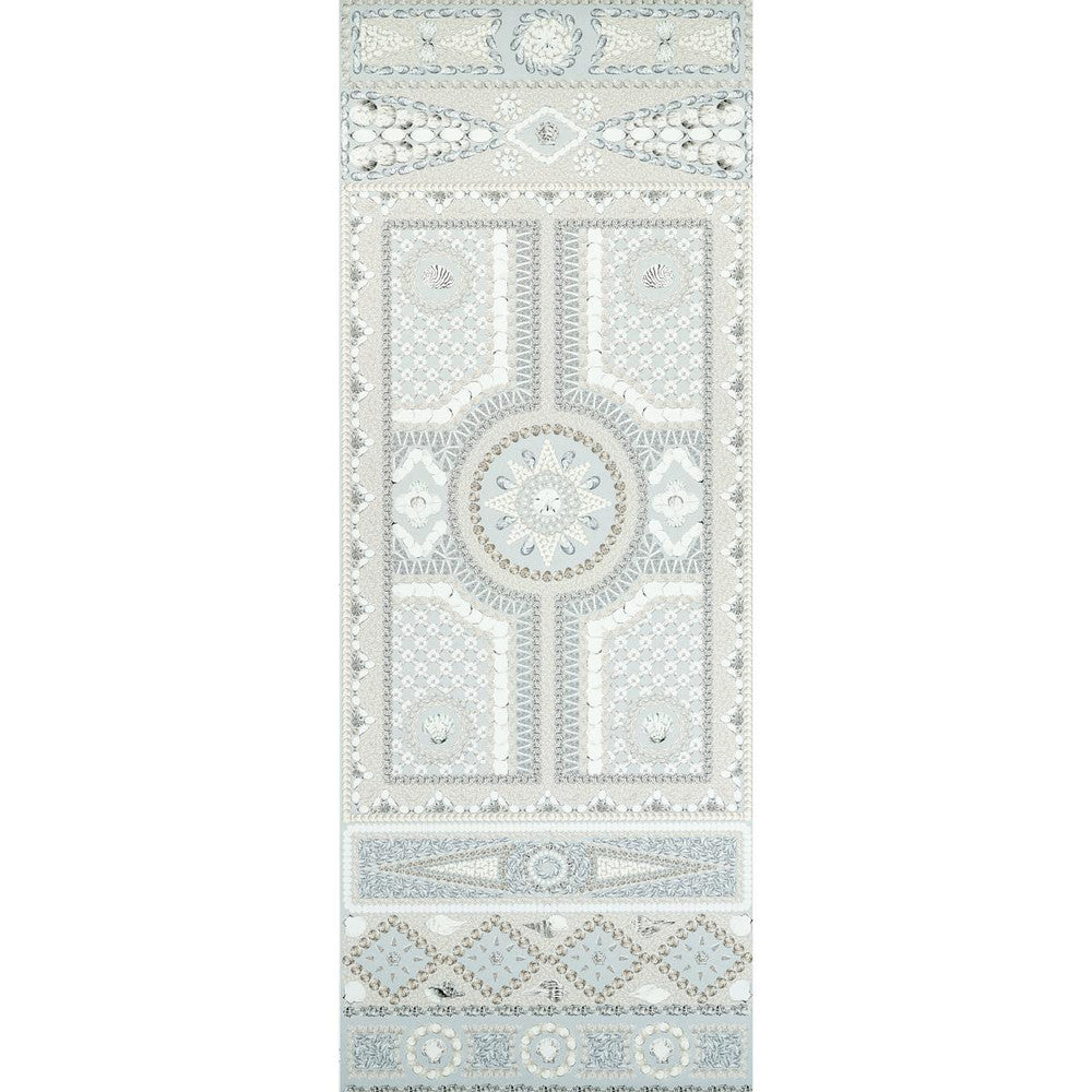 Shell Grotto Panel A Seafoam 5015164 by Schumacher Wallpaper Mary Mcdonald 54.0" - Fabric Carolina -