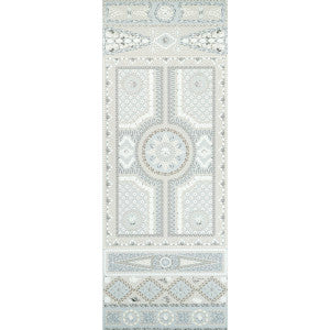 Shell Grotto Panel A Seafoam 5015164 by Schumacher Wallpaper